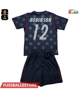 Günstige Vereinigte Staaten Miles Robinson #12 Auswärts Trikotsatzt Kinder WM 2026 Kurzarm (+ Kurze Hosen)